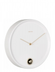 KARLSSON - Wall Clock Esencia Cuckoo White - Seinakellad - &Oslash; 30 CM