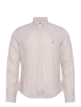 Polo Ralph Lauren - Custom Fit Striped Linen Shirt - Linased s&auml;rgid - XL