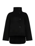 Gina Tricot - Wide Sleeve Felt Jacket - Kerged mantlid - L