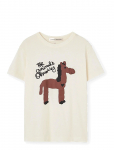 THE ANIMALS OBSERVATORY - Rooster Kid T-Shirt Red - L&uuml;hikeste varrukatega - 104