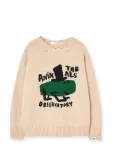 THE ANIMALS OBSERVATORY - Gollie Kid Sweater Soft Brown - Pulloverid - 98