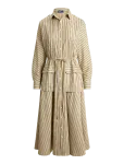 Polo Ralph Lauren - Striped Cotton Canvas Utility Shirtdress - S&auml;rkkleidid - 36
