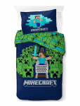 Minecraft - Bed Linen Minecraft Game Over Creepers 135X200 80X80 Cm - Voodilinad - 135X200.80X80CM