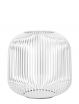 Blomus - Lantern M - 27 Cm, &Oslash; 27,5 Cm - Lito - White - Indoor Lanterns - L 32.6CM
