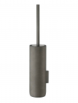 Blomus - Wall-Mounted Toilet Brush - 49 Cm, &Oslash; 8,5 Cm - Modo Rof - Burned Metal - WC-harjad - &Oslash; 8.5CM