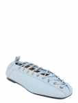 Ganni - Eyelets Lace-Up Ballerina Flats - Baleriinad - 41