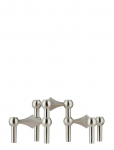 STOFF Nagel - Nagel Candle Holder (Set With 3 Pcs) - Brushed Chrome - K&uuml;&uuml;nlajalad - 6.9X10.2CM