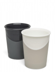 Twistshake - Twistshake 2X Cup 170Ml 6+M Black White - Cups - ONE SIZE