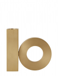 OYOY Living Design - Baari Solid Brass Candleholder - K&uuml;&uuml;nlajalad - 13X2.6X10CM x 13