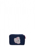 Beckmann Norway - Three-Section Pencil Case - Pet Friends Blue - Pinalid - ONE SIZE