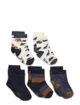 Minymo - Socks W. Pattern (5-Pack) - Sokid - 15\18