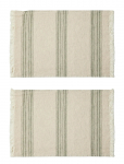 Compliments - Arles Place Mat 36X50 Cm W/Fringes - 2 Pack - Lauamatid - 36X50CM