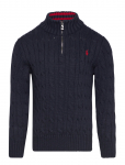 Ralph Lauren Kids - Cable-Knit Cotton Quarter-Zip Sweater - Pulloverid - 163-174
