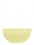 Aida - Confetti Lemon Sk&aring;l M/Relief Porcel&aelig;n 14 Cm. - Hommikus&ouml;&ouml;gikausid - &Oslash; 14 CM x 15.3