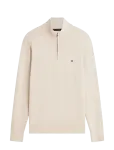Tommy Hilfiger - Essential Cotton Zip Mock - Poolpika lukuga džemprid - XL