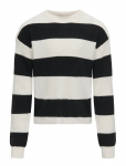 Kids Only - Kogfranca Life Short L/S Stripe Knt Noos - Pulloverid - 158-164