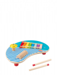 Fisher-Price - Wooden Musical Table With Percussion Instrument Toys, 3 Wood Pieces - Muusikariistad - ONE SIZE