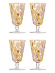 Bloomingville - Lilya Wine Glass - Valge veini klaasid - &Oslash;8XH14CM