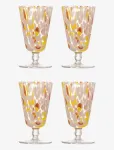 Bloomingville - Lilya Wine Glass - Valge veini klaasid - &Oslash;8XH14CM