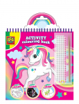SES Creative - Activity Colouring Book - Glitter 3 In 1 - V&auml;rvimis- ja meisterdamisraamatud - ONE SIZE