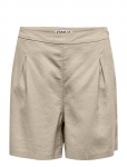 ONLY - Onlcaro Hw Linen Bl Pleat Shorts Cc Pnt - Vabaaja l&uuml;hikesed p&uuml;ksid - S