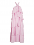 Vila - Vifiluka H/N S/L Ankle Dress/Dc/R/Bfs - Maksikleidid - 42