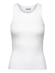 Weekday - Ribbed Fitted Tank Top - Varrukateta - XXS