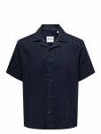 ONLY & SONS - Onskari Resort Ss Shirt Visc Lin 0075 Cs - L&uuml;hikeste varrukatega s&auml;rgid - XXL