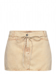 Monki - Low Waisted Denim Mini Skirt - L&uuml;hikesed seelikud - 50