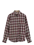 Gant - Reg Windblown Flannel Check Shirt - Vabaaja s&auml;rgid - XXXL