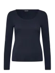 Lauren Ralph Lauren - Rib-Knit Long-Sleeve Scoopneck Tee - Pikkade varrukatega - S