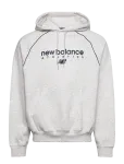 New Balance - Linear Graphic Fleece Hoodie - Spordi kapuutsiga pusad - XXL