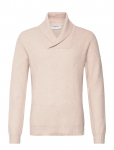 Lindbergh - Shawlcollar Lambswoollook Knit - V-kaelusega - XXL
