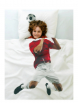 Borgan&auml;s Of Sweden - Duvet Cover Set Football Player Multi - Voodipesukomplektid - 1ST 150X210CM