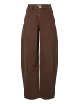 Pieces - Pcgrace Mw Barrel Ank Jeans Noos Bc - Barrel-teksad - 30 x 32