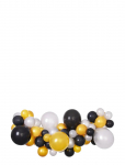 IPK - Diy Balloon Arch Gold Black Silver - Laste s&uuml;nnip&auml;ev - 0