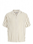 Jack & Jones - Jjejeff Resort Stripe Shirt S/S Sn - L&uuml;hikeste varrukatega s&auml;rgid - XXL