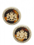 Lauren Ralph Lauren - Pe Crest Stud - Gld/Tort/Cry - Needid - ONE SIZE