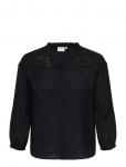 ONLY Carmakoma - Carsimme 3/4 V-Neck Shirt Wvn - L&uuml;hikeste varrukatega - 54