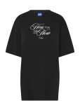 HUGO BLUE - Oversized Tee_B_15 - L&uuml;hikeste varrukatega - M