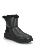 FitFlop - Gen-Ff Mini Shearling-Lined Leather Boots - Madala kontsaga poolsaapad - 40