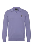 Lyle & Scott - Cotton Long Sleeve Polo Collar Jumper - Pikkade varrukatega kootud polos&auml;rgid - L