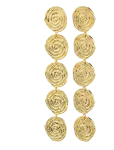 Pilgrim - Air Earrings Gold-Plated - Statement k&otilde;rvar&otilde;ngad - ONE SIZE