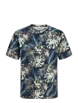 Jack & Jones - Jjhonolulu Aop Tee Ss Crew Neck - L&uuml;hikeste varrukatega - S