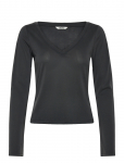 Monki - Long-Sleeved V-Neck Top - Pikkade varrukatega - XL