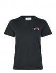 Maison Kitsune - Double Bold Fox Head Regular Tee-Shirt - L&uuml;hikeste varrukatega - M