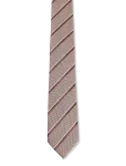 Lindbergh - Polyester Tie With Stripe 7 Cm - Lipsud - ONE SIZE
