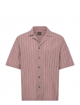 Oscar Jacobson - Reg Fit Cuban Striped Shirt - L&uuml;hikeste varrukatega s&auml;rgid - M