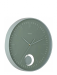 KARLSSON - Wall Clock Grato Pendulum Jungle Green W. Grayed Jade - Seinakellad - &Oslash; 40.6 CM