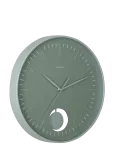 KARLSSON - Wall Clock Grato Pendulum Jungle Green W. Grayed Jade - Seinakellad - &Oslash; 40.6 CM